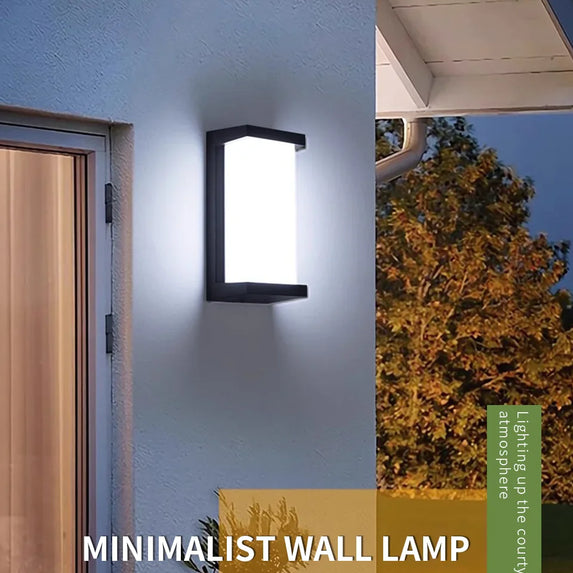 Led Outdoor Wall Light Waterproof IP66 Motion Sensor Led Outdoor Lighting Porch Lights Balcony Garden Lights Outdoor Wall Lamp