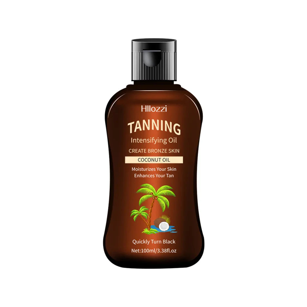 100ml/3.38fl.oz Coconut Tanning Oil Sunless TannersIntensifying Oil Sunless TannersIntensifying Oil New Summer Products