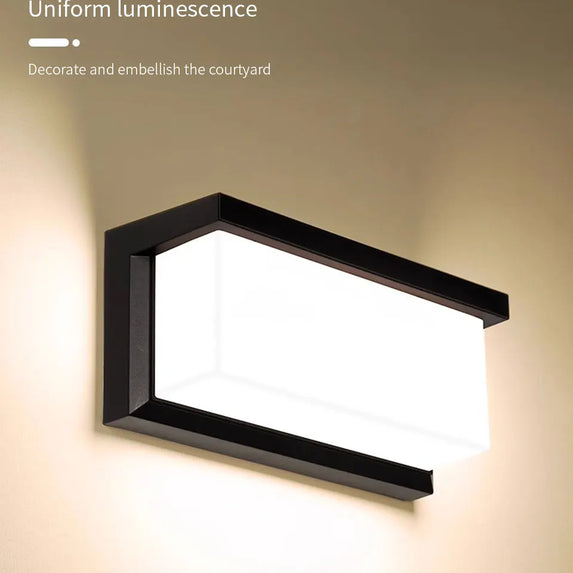 Led Outdoor Wall Light Waterproof IP66 Motion Sensor Led Outdoor Lighting Porch Lights Balcony Garden Lights Outdoor Wall Lamp