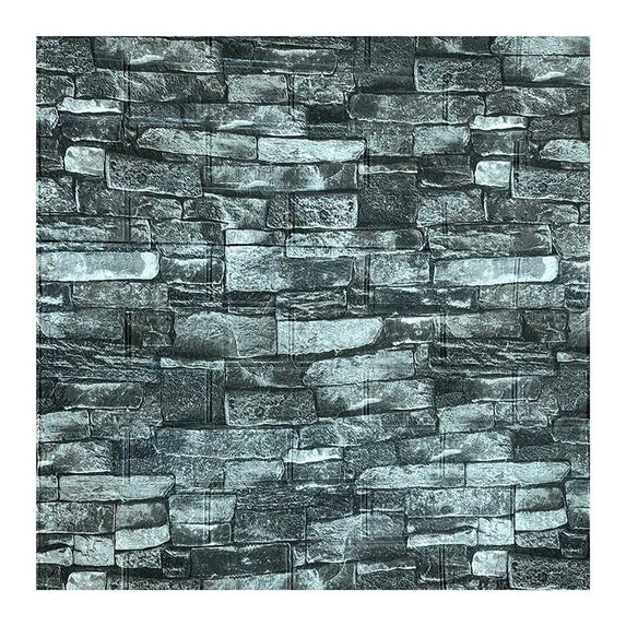 77cm*70cm 3D Self-adhesive Wallpaper Waterproof Brick Retro Wall Stickers Living Room Bedroom Wall Stickers Home Decoration