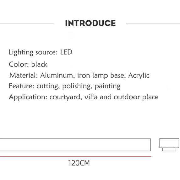LED Outdoor Wall Light Modern Waterproof IP65 villa Porch Garden patio exterio Wall Lamp Rainproof in front of garage door Lamp