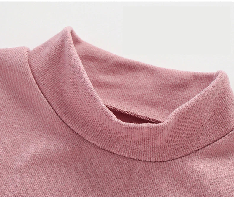 Autumn Winter Thermal Underwear Suit Girls Clothing Sets Boys Pajama Sets Baby No Trace Warm Sleepwear Candy Colors Kids Clothes