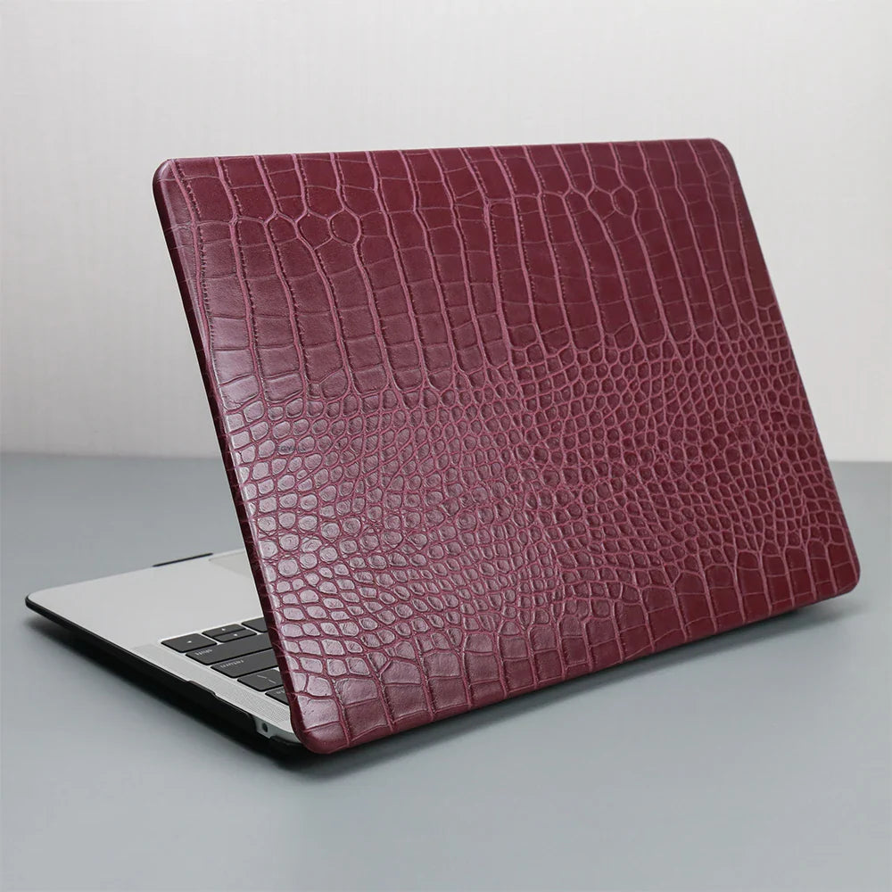 Laptop Case For Macbook Air 13 Case PVC Hard bottom shell For Macbook Pro Retina 13 PU leather Case For 2023 MacBook 14 15 Cover