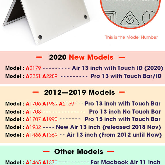 Crystal Matte Laptop Case For Macbook Air 13 A2337 13.6 A2681 For Chip Pro 13 A2338 For MacBook Pro 14 16 Case Protective Cover
