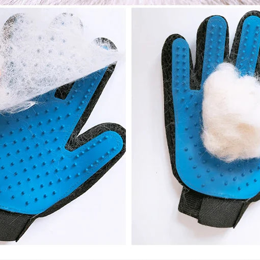 Pet Glove Cat Grooming Glove Cat Hair Deshedding Brush Gloves Dog Comb for Cats Bath Hair Remover Clean Massage Brush For Animal