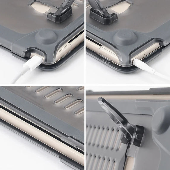 Stand Cover Laptop Case 2025 M4 For Macbook Pro 13 Case M2 M1 Pro 14 Macbook Pro 16 Case M3 11 Air 15 For Macbook Air 13 Case