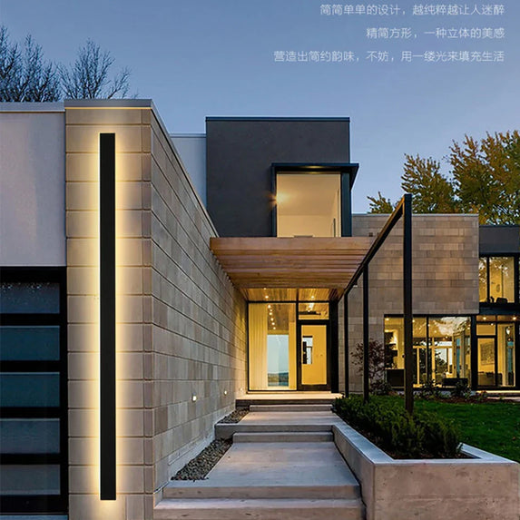 LED Outdoor Wall Light Modern Waterproof IP65 villa Porch Garden patio exterio Wall Lamp Rainproof in front of garage door Lamp