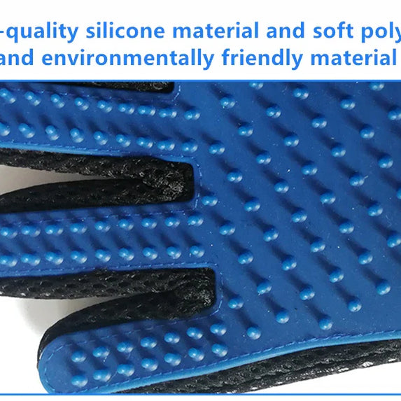 Pet Glove Cat Grooming Glove Cat Hair Deshedding Brush Gloves Dog Comb for Cats Bath Hair Remover Clean Massage Brush For Animal
