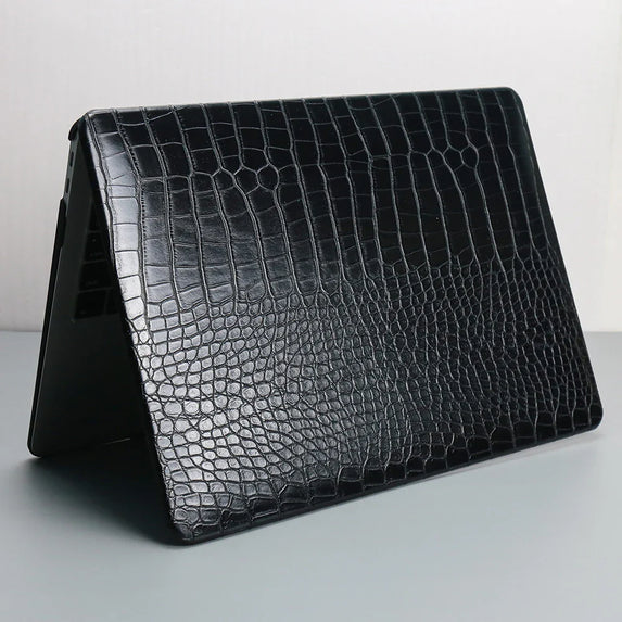 Laptop Case For Macbook Air 13 Case PVC Hard bottom shell For Macbook Pro Retina 13 PU leather Case For 2023 MacBook 14 15 Cover