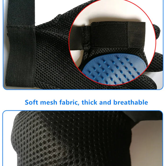 Pet Glove Cat Grooming Glove Cat Hair Deshedding Brush Gloves Dog Comb for Cats Bath Hair Remover Clean Massage Brush For Animal