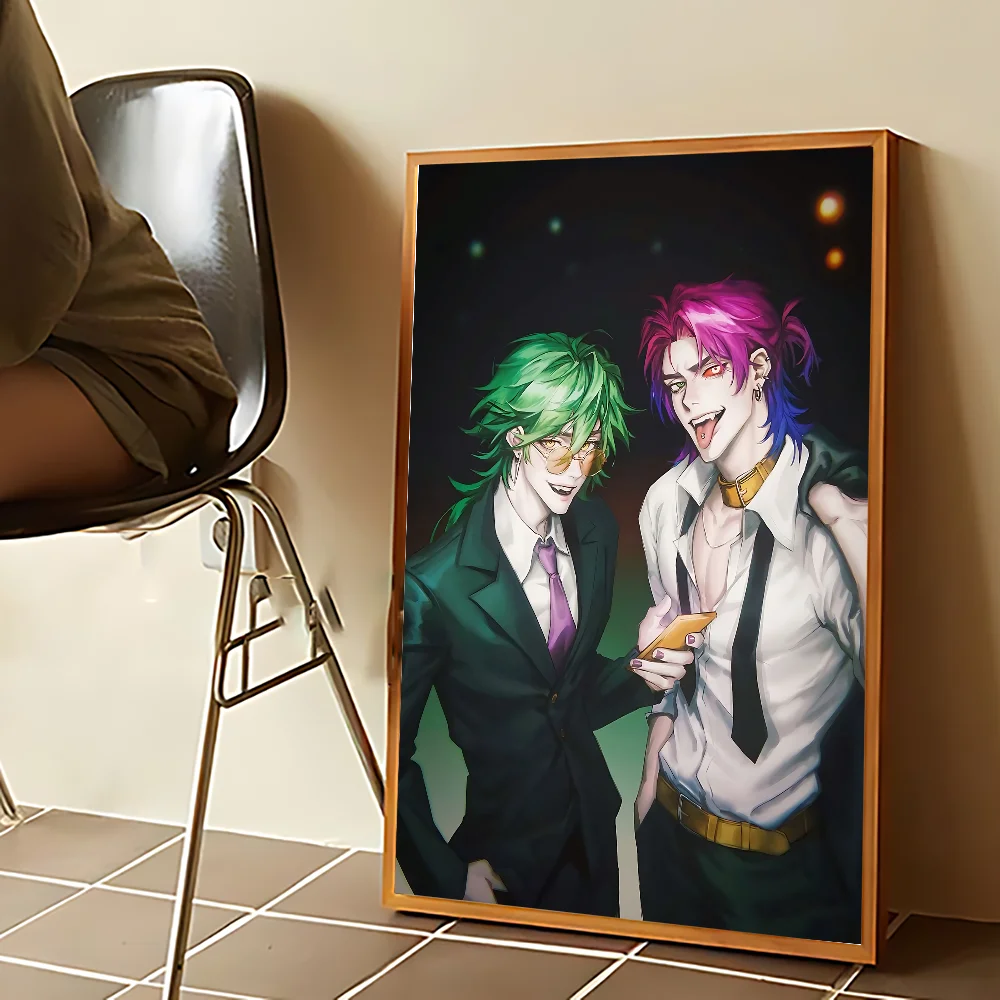E-EZREAL Poster Kraft Club Bar Paper Vintage Posters Wall Art Painting Bedroom Study Stickers