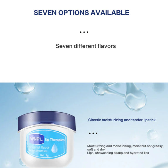 4/6/8pcs Moisturizing Lip Balm Set Whitening Moisturizing Base Natural Plant Base Moisturizing Crack Lip Care Jelly Moisturizer