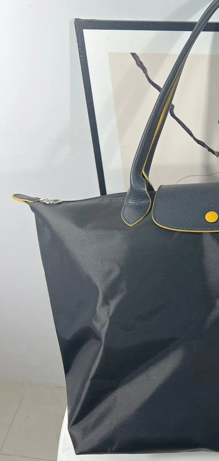 HOT Women Foldable hobo Bags Classics Lady Tote Bag Embroidered Shoulder Bags  Fashion Nylon Handbag Bag for travel