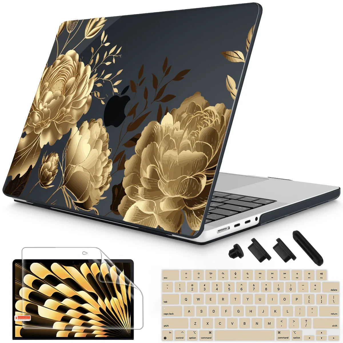 Unique Traditional Hard case for Macbook 2025 M4 A3240 Pro 14 16 M3 2024 M2 Air 13 A2681 Air 15 A2941 2023 Pro 13 A2338 M1 A2337