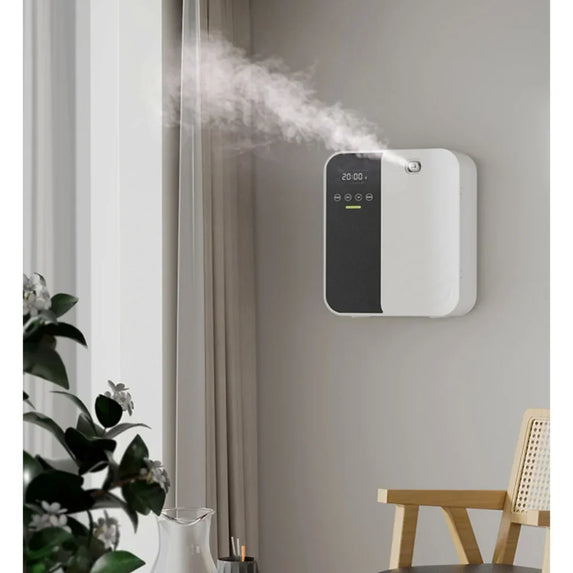 Wall Mounted Aroma Diffuser500ML Commercial Hotel Fragrance Machine Bar KTV Automatic Waterless Essential Oil Nebulizer Diffuser