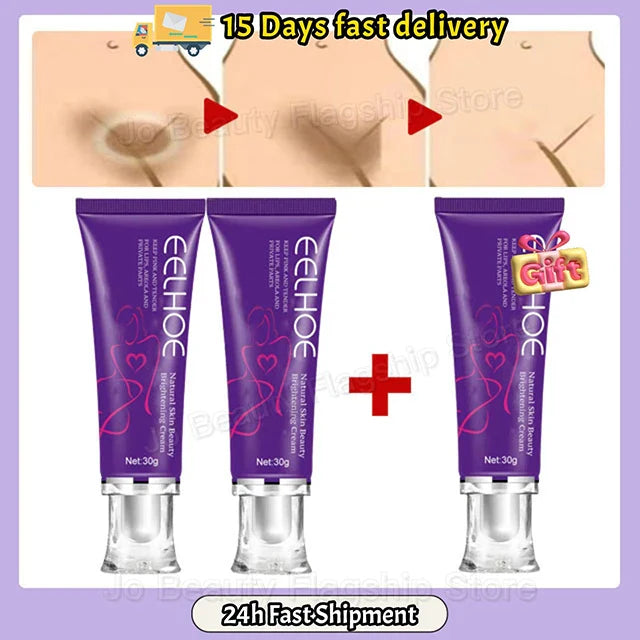 Whitening Cream Private Parts Underarm Bleaching Whiten Butt Knee Brighten Inner Thigh Intimate Parts Dark Remove Melanin Care