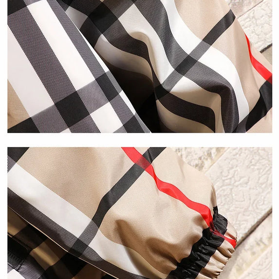 Trendy Korean Style Men's Plaid Jacket Spring Autumn New Arrival Slim Fit Hooded Versatile Casual Clothing From China
