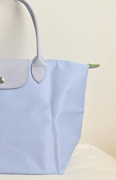 HOT Women Foldable hobo Bags Classics Lady Tote Bag Embroidered Shoulder Bags  Fashion Nylon Handbag Bag for travel