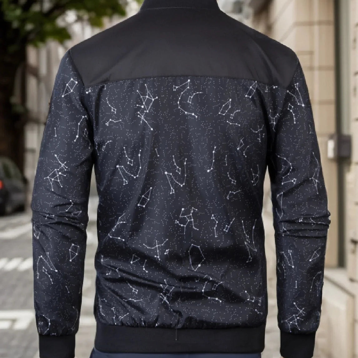 2024 Spring and Autumn New Baseball Collar Short Loose Solid Color Jacket Men's Business Casual Thin Coat Trend