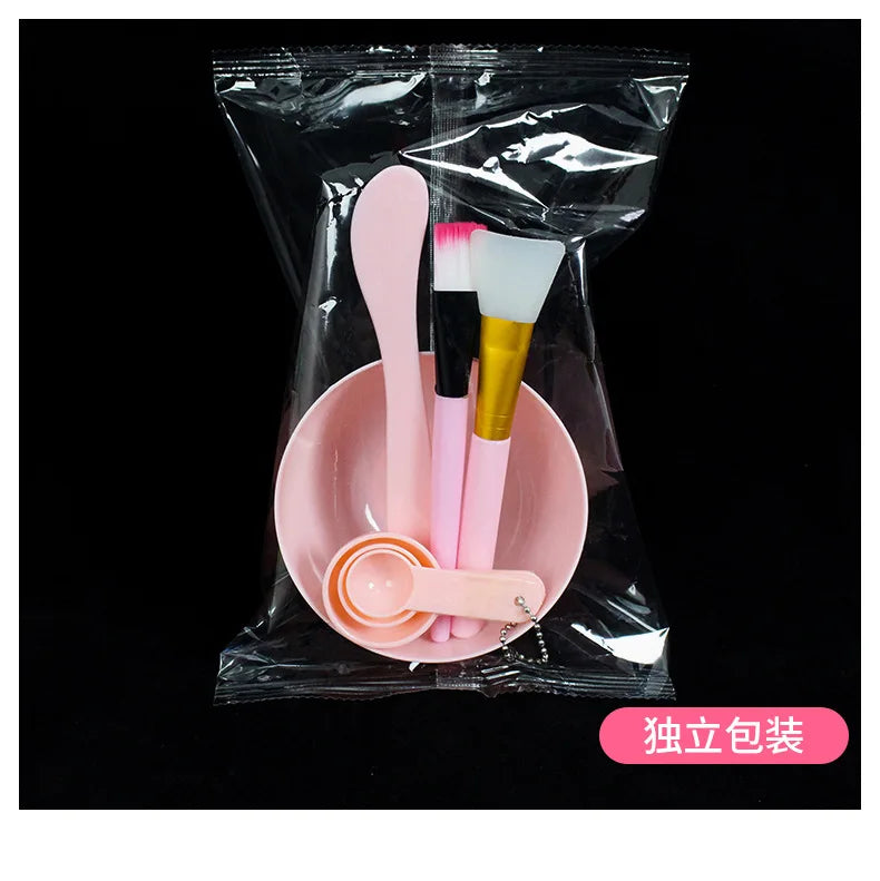 7pcs Facial Brush Mask Bowl Spoon Set Mask Brush Bar DIY Beauty Tools Mixing Tools Skin Care Makeup Supplies Woman Facial Tools