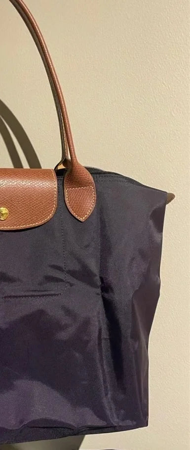 HOT Women Foldable hobo Bags Classics Lady Tote Bag Embroidered Shoulder Bags  Fashion Nylon Handbag Bag for travel