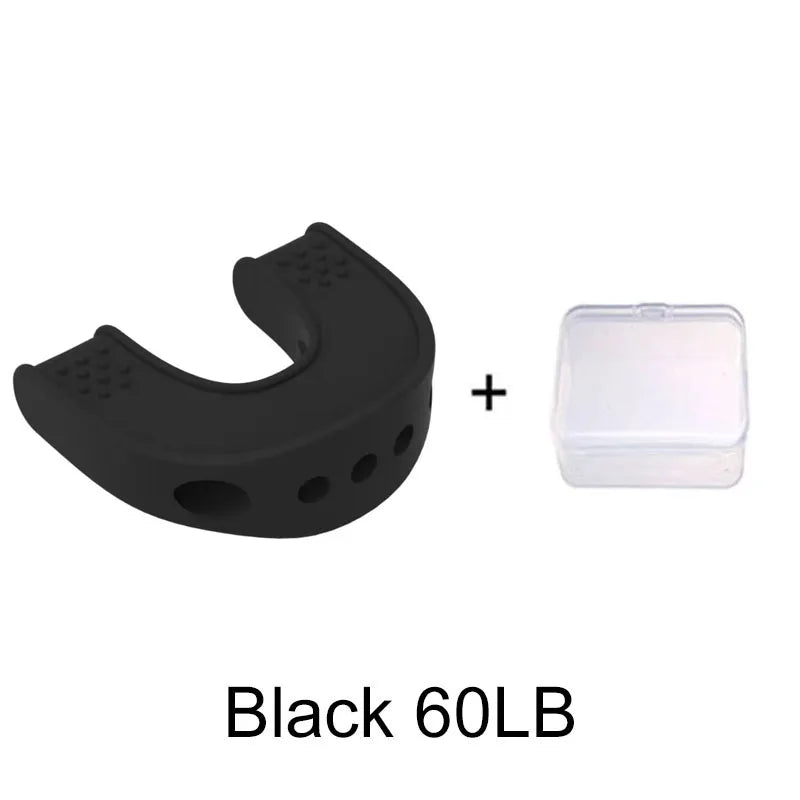Silicone U Shape Jaw Line Exerciser Muscle Trainer Face Facial Neck Toning Jawline Jaw Chew Double Chin Reducer 40/50/60LBS