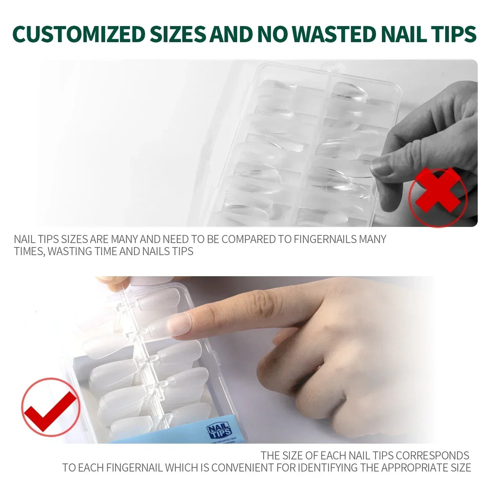 Nailpop Soft Gel Tips for Nails Extension System Ultra Matt Short Coffin Fake Nail Capsule for Handmade Press on Nails 100pcs