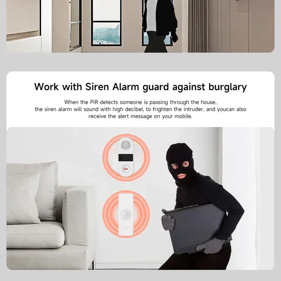 Tuya WiFi Zigbee PIR Motion Sensor Smart Home Human Body Infrared Detector Security Smart Life Works With Alexa Google Home