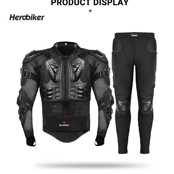 5XL Motorcycle Jackets Men's Full Body Armor Protection Jackets Motocross Enduro Racing Moto Protective Equipment Clothes
