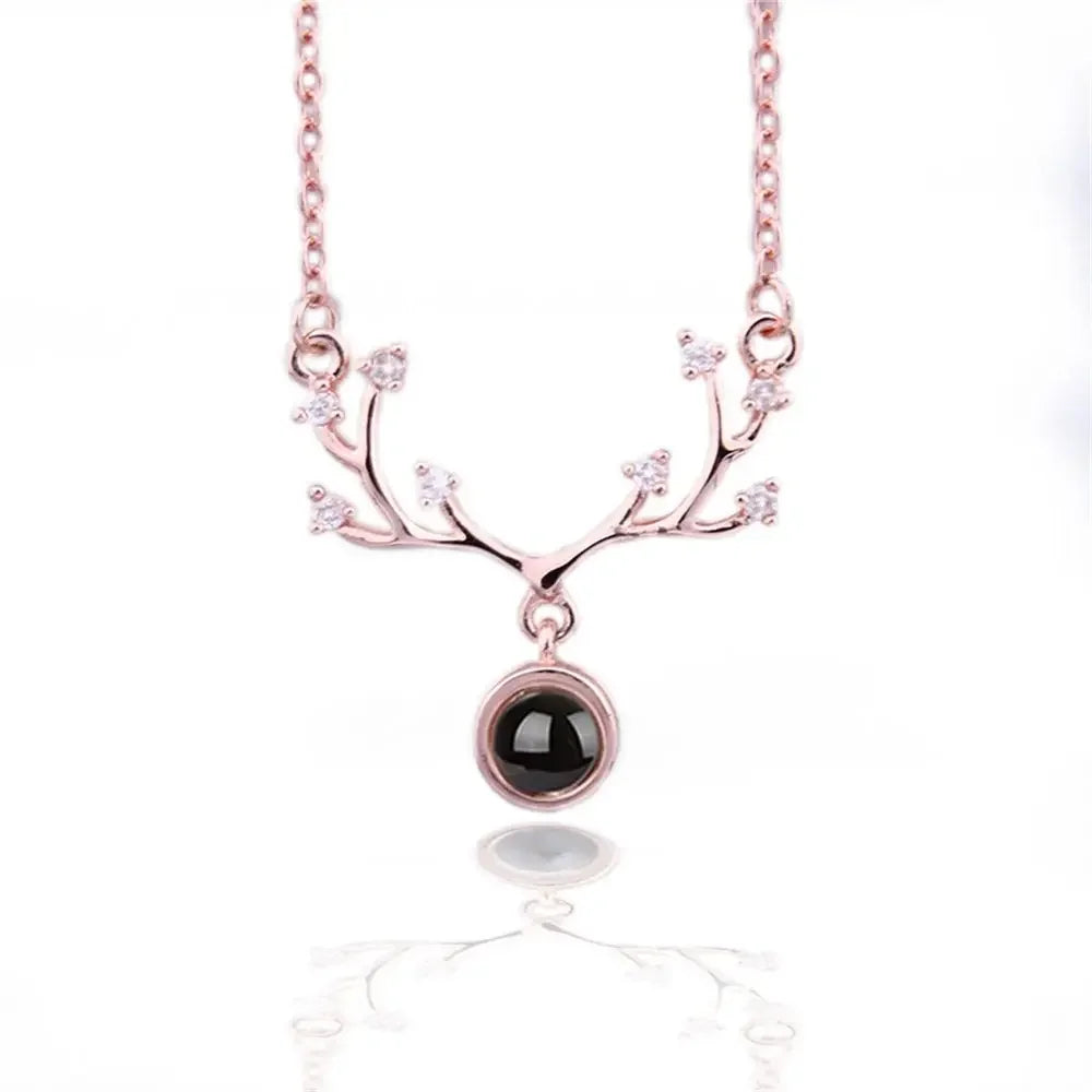New Fashion Unisex Titanium Steel Necklace Heart Shaped Photo Picture Locket Lover Friend Pendant Chain Jewelry Accessoires