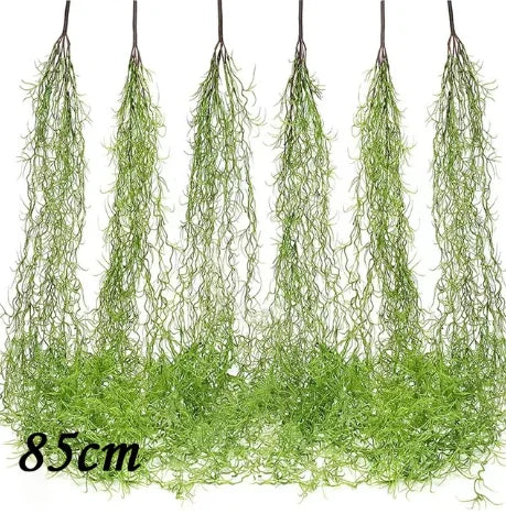 Hand Made Wicker Rattan Flower Planter Wall Hanging Wicker Rattam Basket Garden Vine Pot Plants Holder Garden Pots Wall Planter