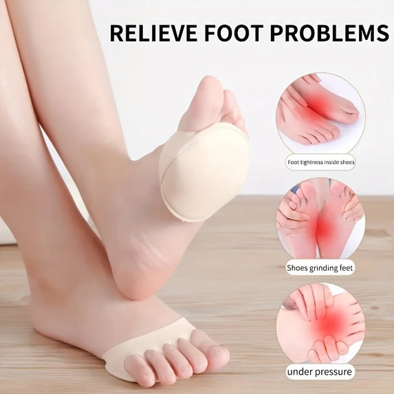 Foot Pad High Heel Forefoot Pad, Soft Invisible Metatarsal Support, Non-Slip And Anti-Foaming Insole Comfortable Insole