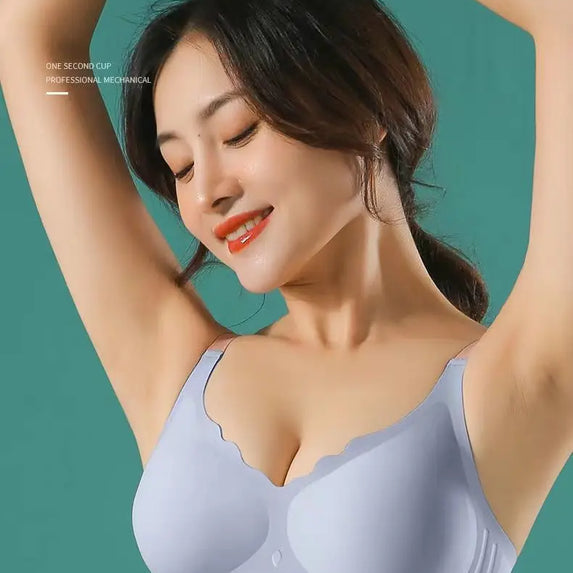 BH No Trace Top Women's Underwear No Steel Ring Pure Desire Comfortable Upper Support Sling Adjustable Beauty Back Bra for women