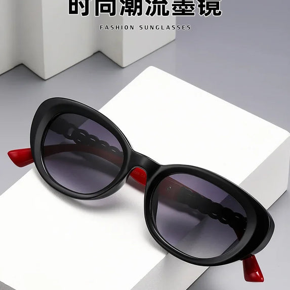 2025 Oval Sunglasses for Women Small Frame Luxury Designer High Quality Sunglass Men Fashion Lentes De Sol Mujer Gafas