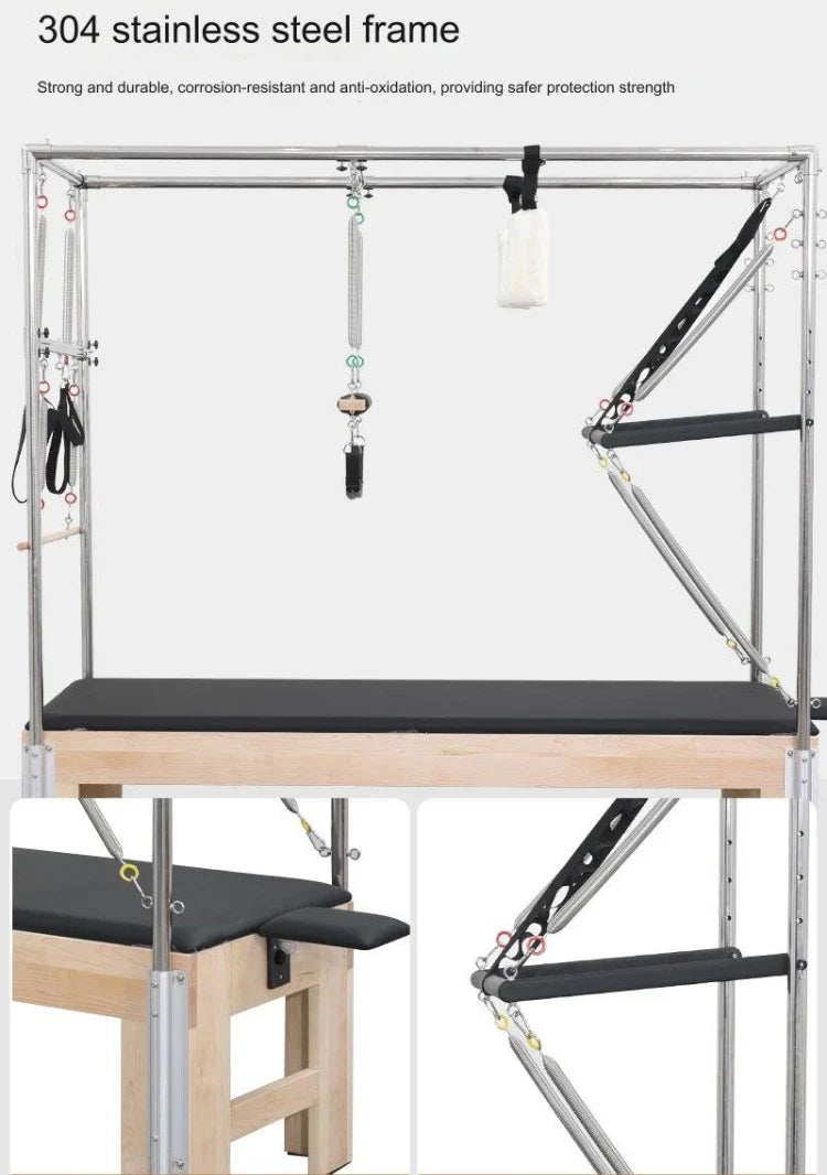 Wholesale Commercial and Home Pilates Reformer 3-in-1 Effective for Yoga Body Exercise Reformer Pilates