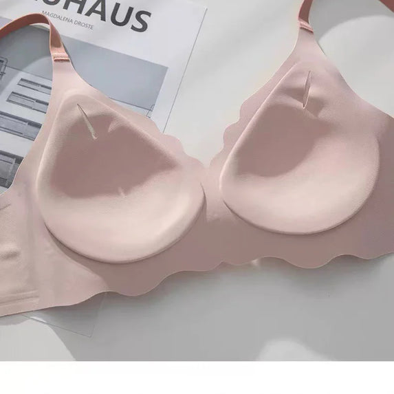 BH No Trace Top Women's Underwear No Steel Ring Pure Desire Comfortable Upper Support Sling Adjustable Beauty Back Bra for women