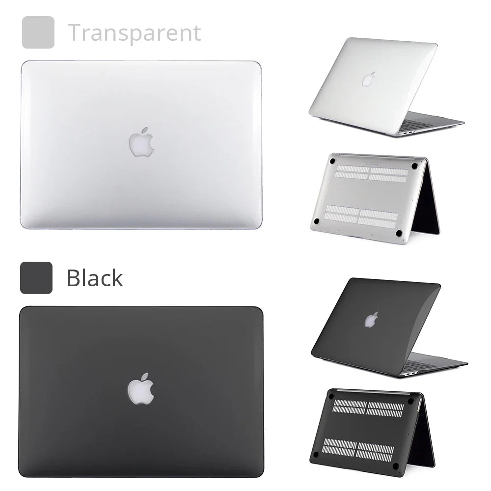 Crystal Matte Laptop Case For Macbook Air 13 A2337 13.6 A2681 For Chip Pro 13 A2338 For MacBook Pro 14 16 Case Protective Cover