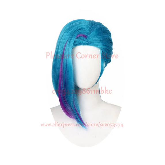 In Stock Game LOL Arcane 2 Loose Cannon Jinx Cosplay Costume Crit Prodigy Jinx Cosplay Skin Outfit Wig Women Carnival Costume