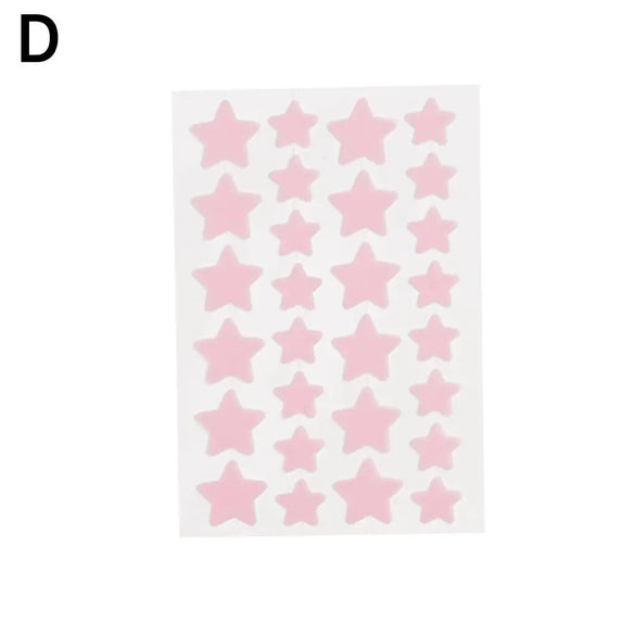 5/6ps Color Star Invisible Skin Care Patch PE Material Waterproof A Variety Of Colors To Choose