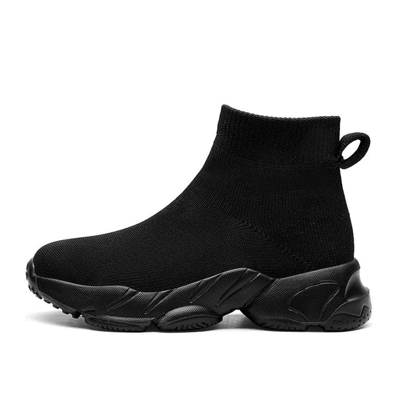 Kid Shoes Sneakers Fashion Knit Luxury Designer High Top Children Shoes Comfortable Casual Running Sports Tennis Shoes Boy Girls