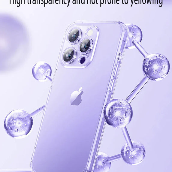 Clear Phone Case For iPhone 14 11 12 13 15 Pro Max Silicone Soft For iPhone XS Max XR X 8 7 6 Plus Transparent Back Cover Case