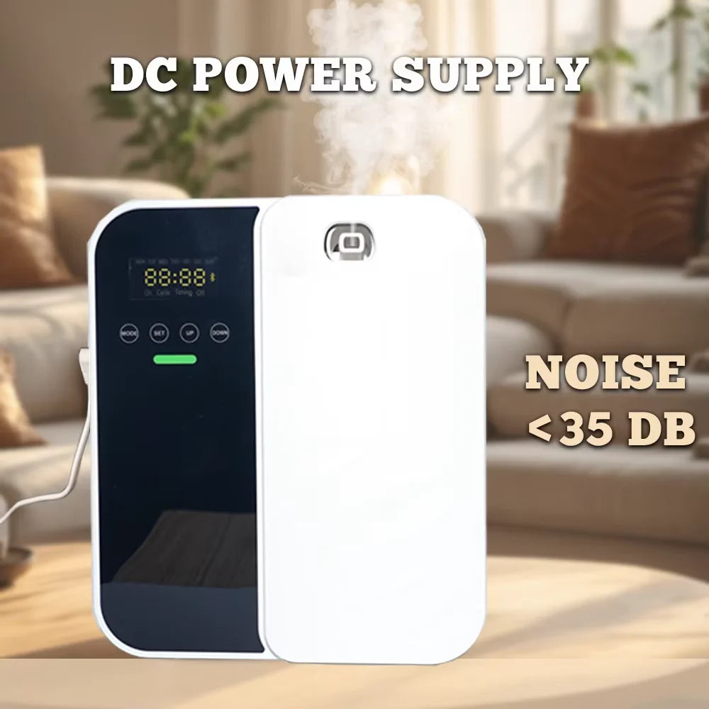 Wall Mounted Aroma Diffuser500ML Commercial Hotel Fragrance Machine Bar KTV Automatic Waterless Essential Oil Nebulizer Diffuser