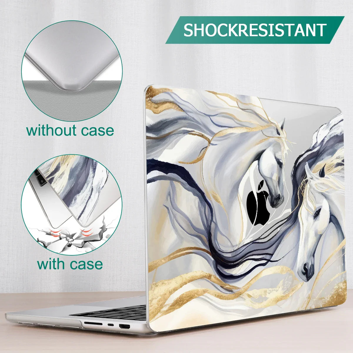 Unique Traditional Hard case for Macbook 2025 M4 A3240 Pro 14 16 M3 2024 M2 Air 13 A2681 Air 15 A2941 2023 Pro 13 A2338 M1 A2337