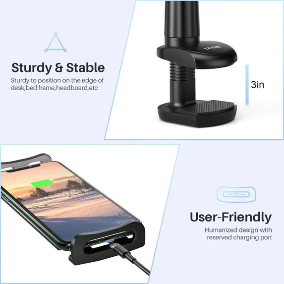 Multifunctional Lazy Phone and Tablet Universal Holder 80cm Tablet Holder Stand for iPad Air Mini or Other 4.7-10.5" Devices