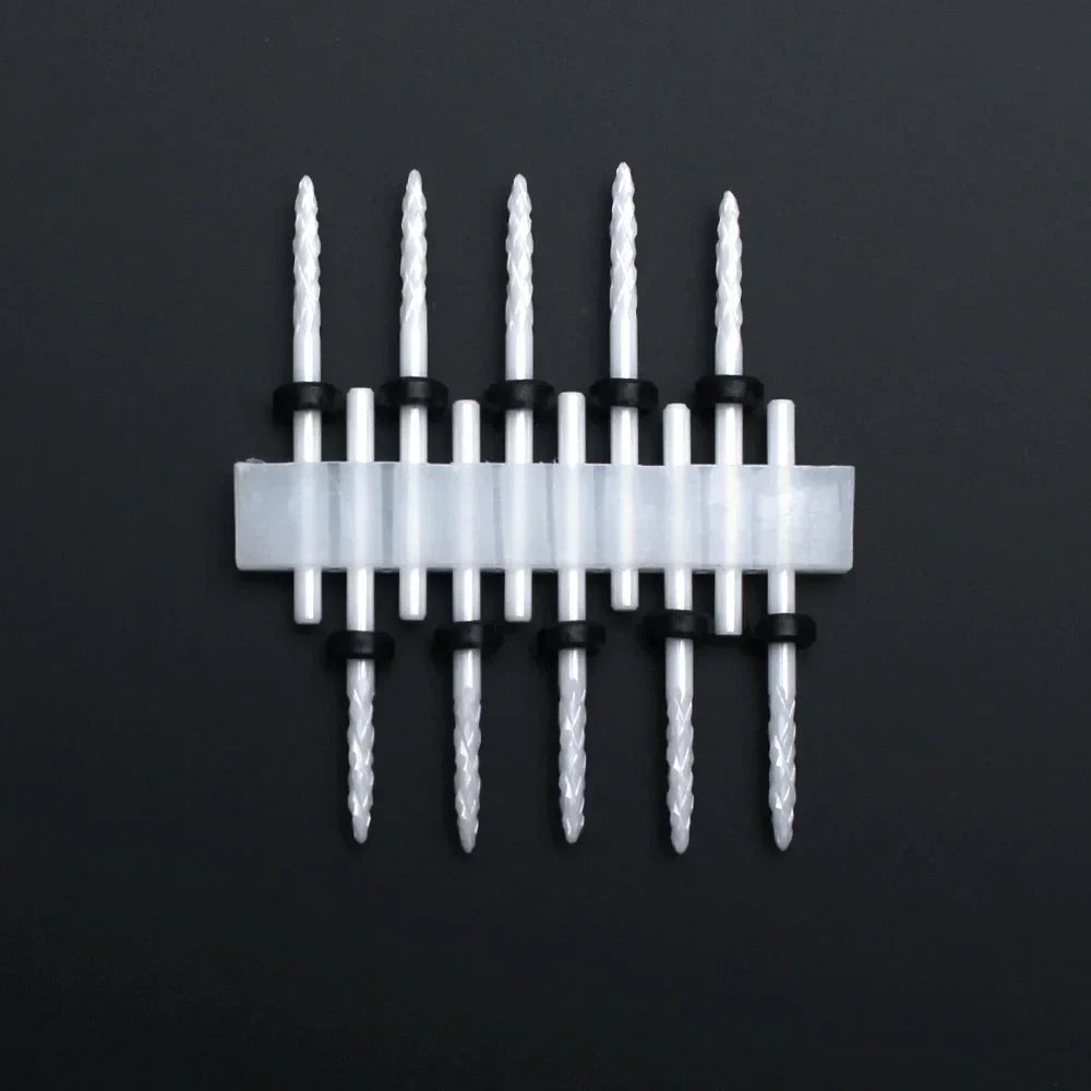 10pcs Ceramic Nail Drill Bits Set Milling Cutter for Manicure Drills Electric Nail Files Cuticle Remove Nail File Art Tools