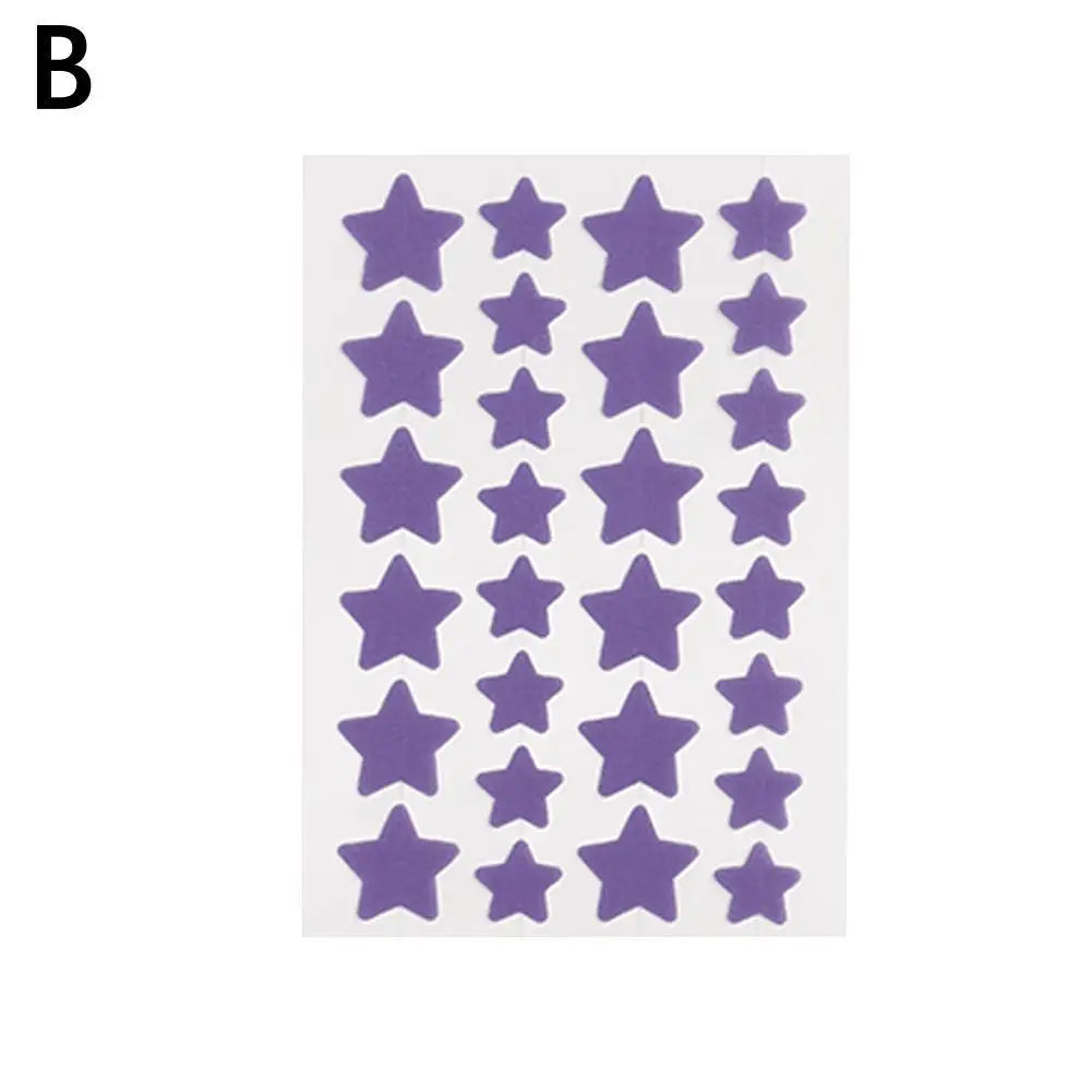 5/6ps Color Star Invisible Skin Care Patch PE Material Waterproof A Variety Of Colors To Choose