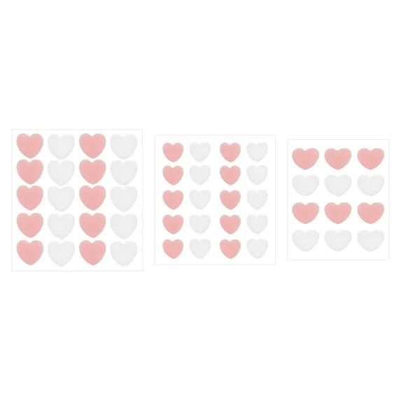 12/20 Counts Acne Care Patches Cute Pink Heart Shaped Acne Pimple Patches Invisible Acne Cover Treatment Stickers Skin Care