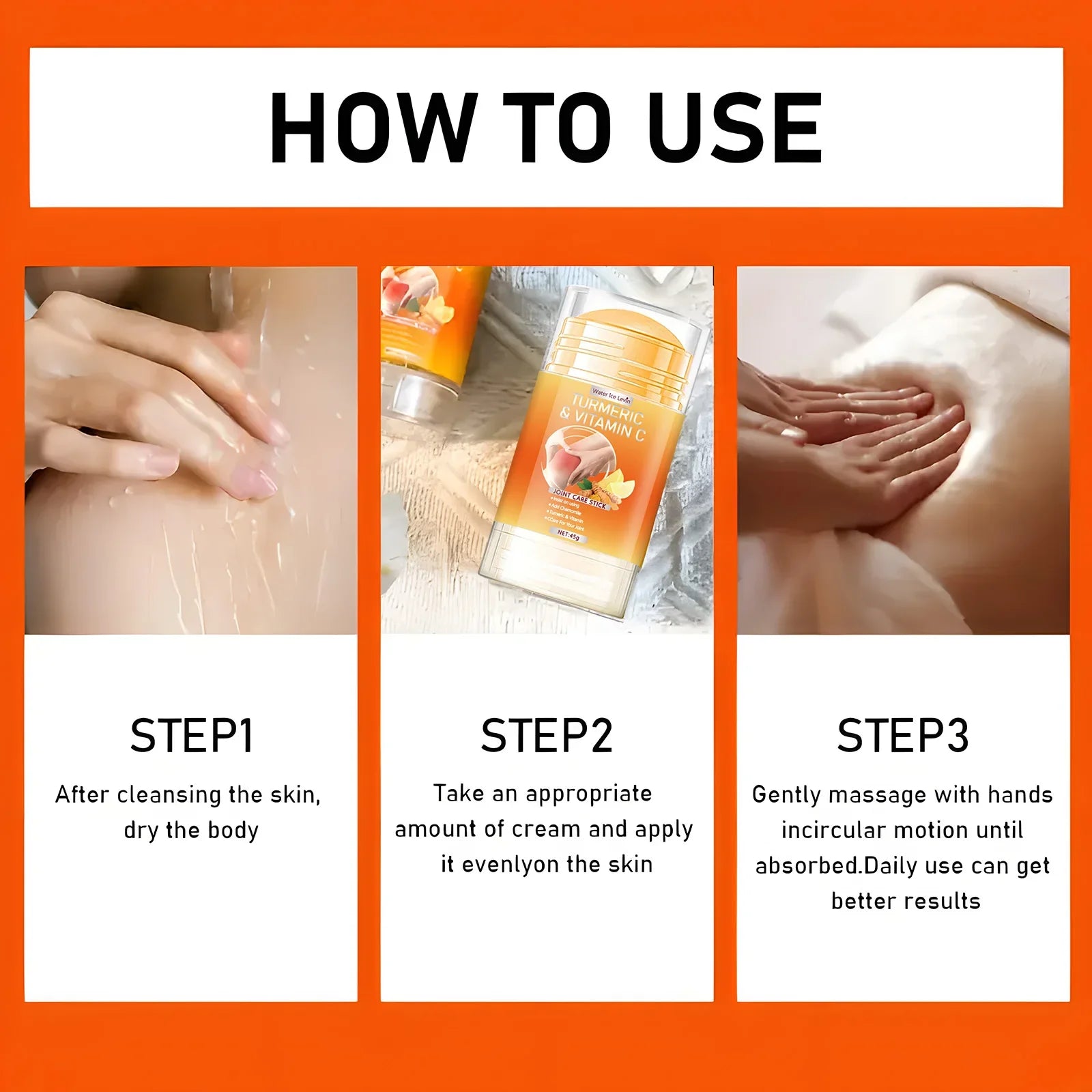 Bee Venom Massage Care Stick, Moisturizing, Easy to Absorb, Non-Sticky, Suitable for Body, Massage the Body, Care the Skin, Brings the New Experience to Your Skin Care