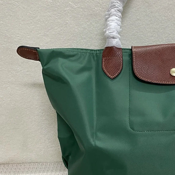 HOT Women Foldable hobo Bags Classics Lady Tote Bag Embroidered Shoulder Bags  Fashion Nylon Handbag Bag for travel