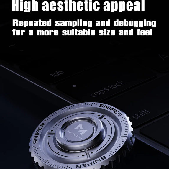 Fidget spinner Mechanical Coin Fingertip Stainless Steel EDC Anti-stress Fidget Slider Spinner Office Toys for Adult Gifts